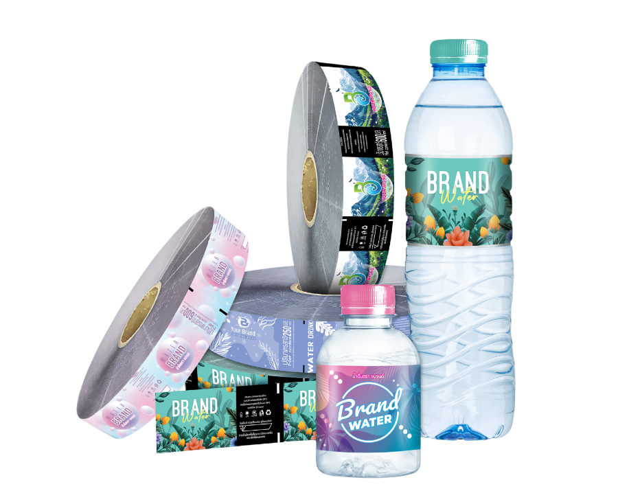 รับทำฉลากพันรอบขวด OPP คุณภาพ ทนทาน